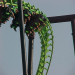 Picture of X-Flight going down it's first hill